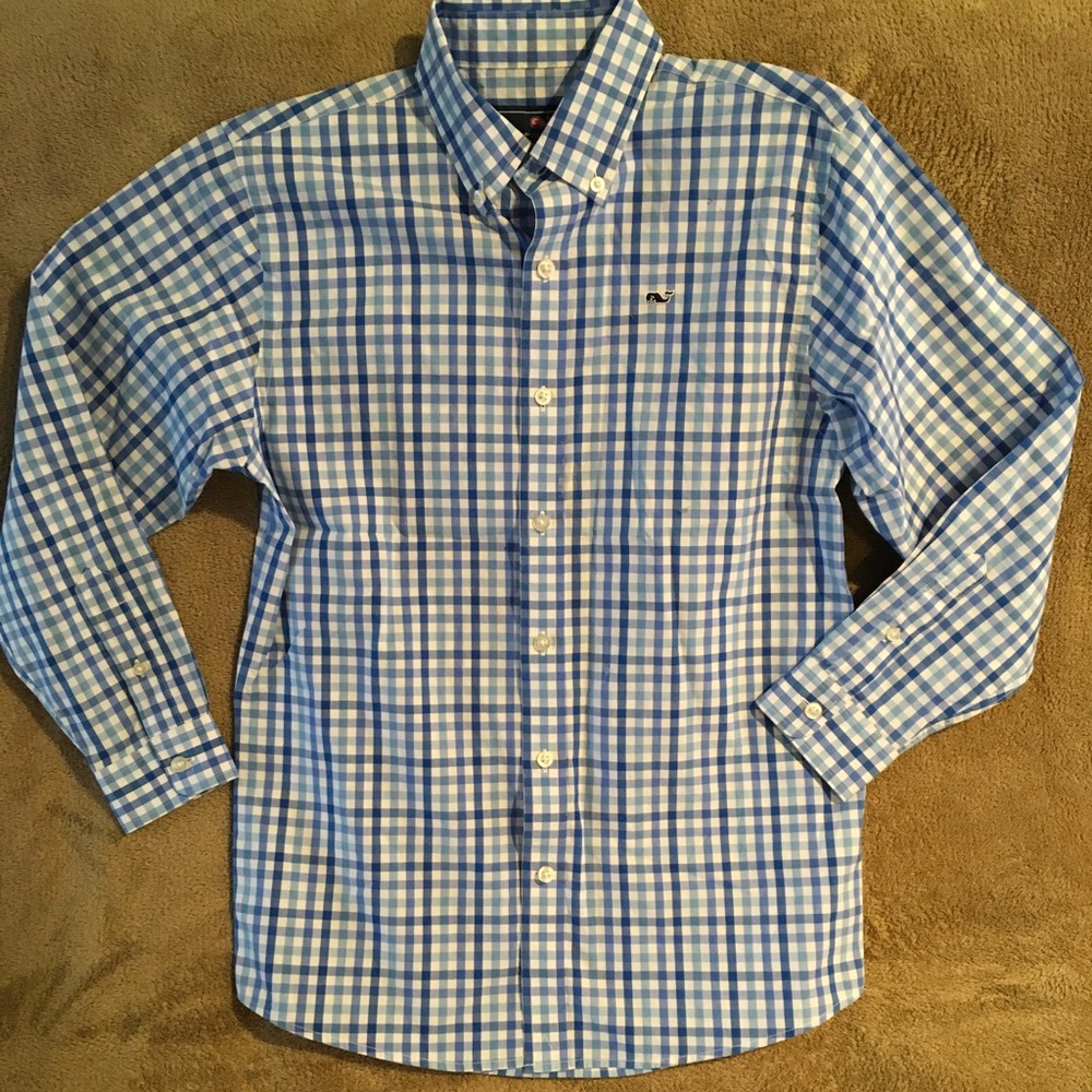Boys Vineyard Vines Whale Shirt 12-14